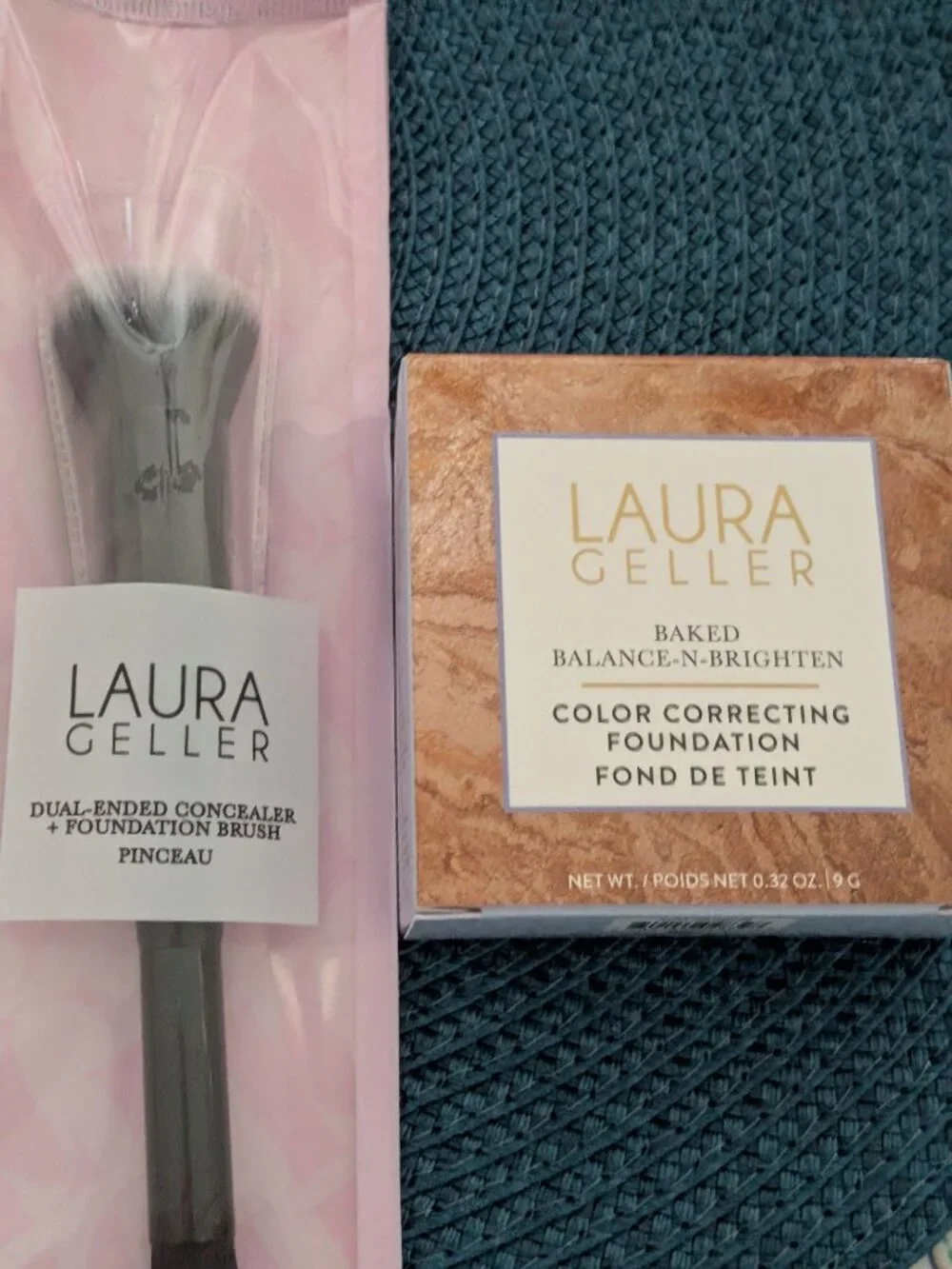 Baked-n-Brighten Color Correcting Foundation and dual-ended Brush